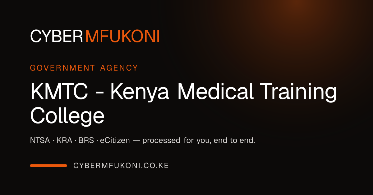 Best Online KMTC Services - Kenya Medical Training College